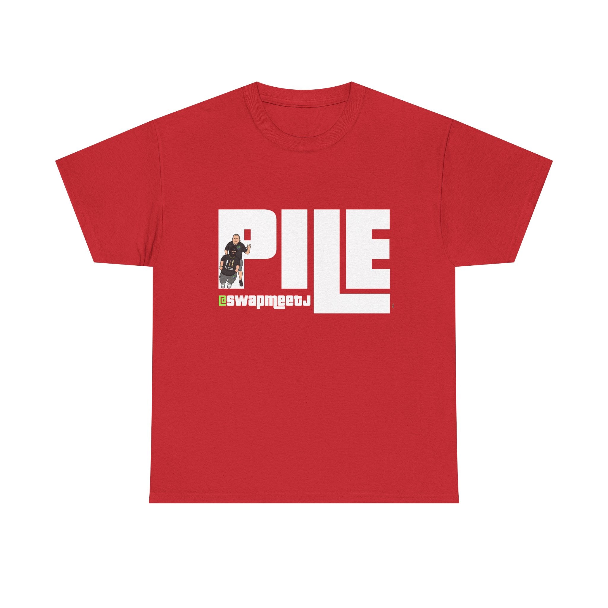 Pile Vintage Logo T‑Shirt — Retro Graphic Tee with PILE Design