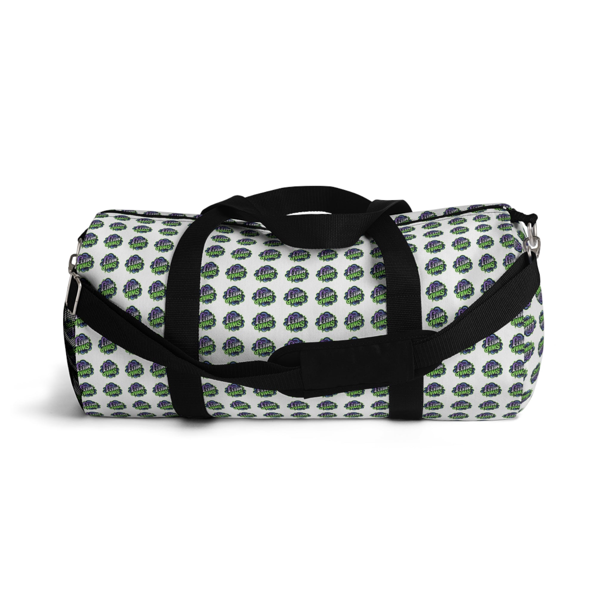 Green Planet Pattern Duffel Bag — Eco Globe Travel Gym Bag
