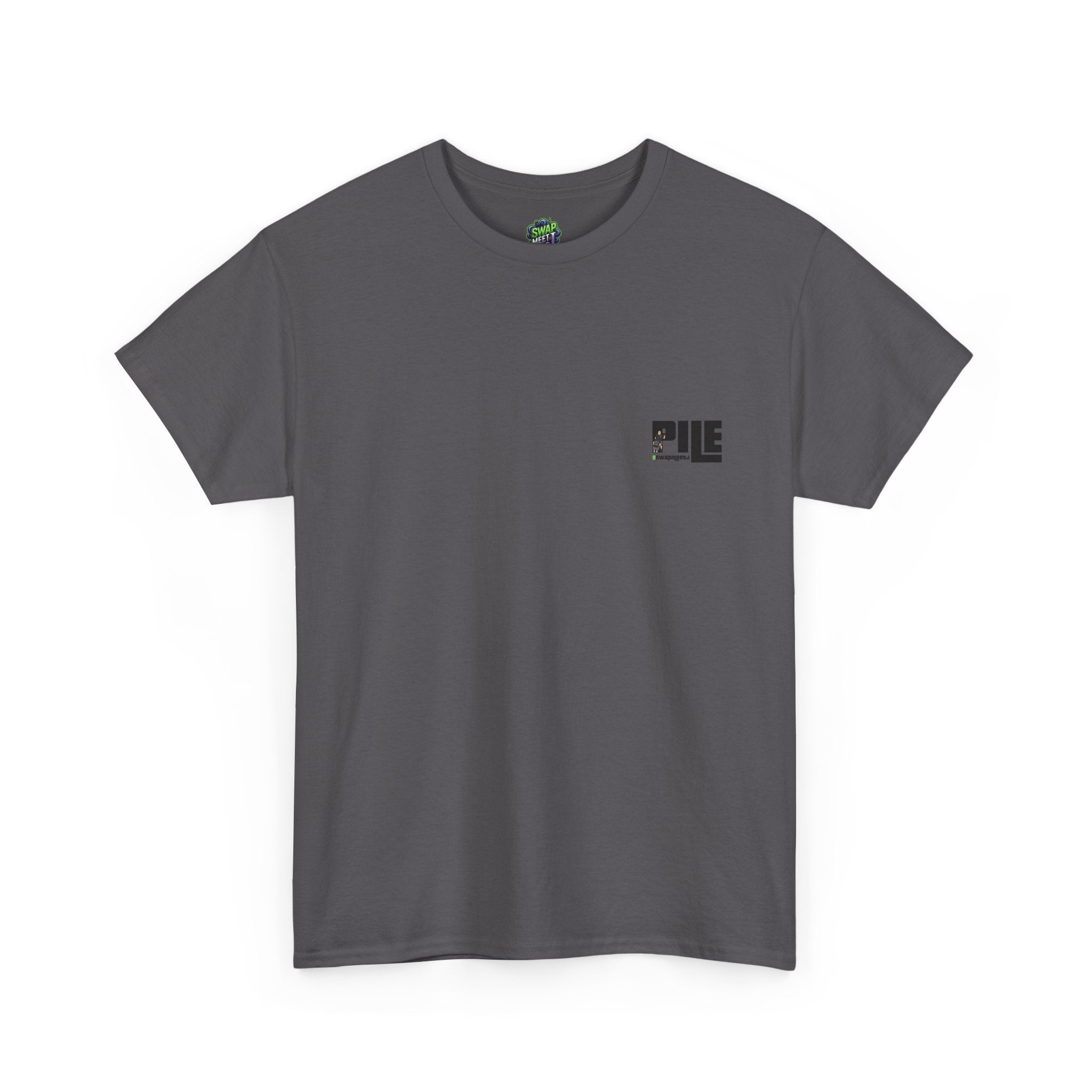 Swap Meet Logo T‑Shirt — Graphic Streetwear Tee with 'Swap Meet' Crest