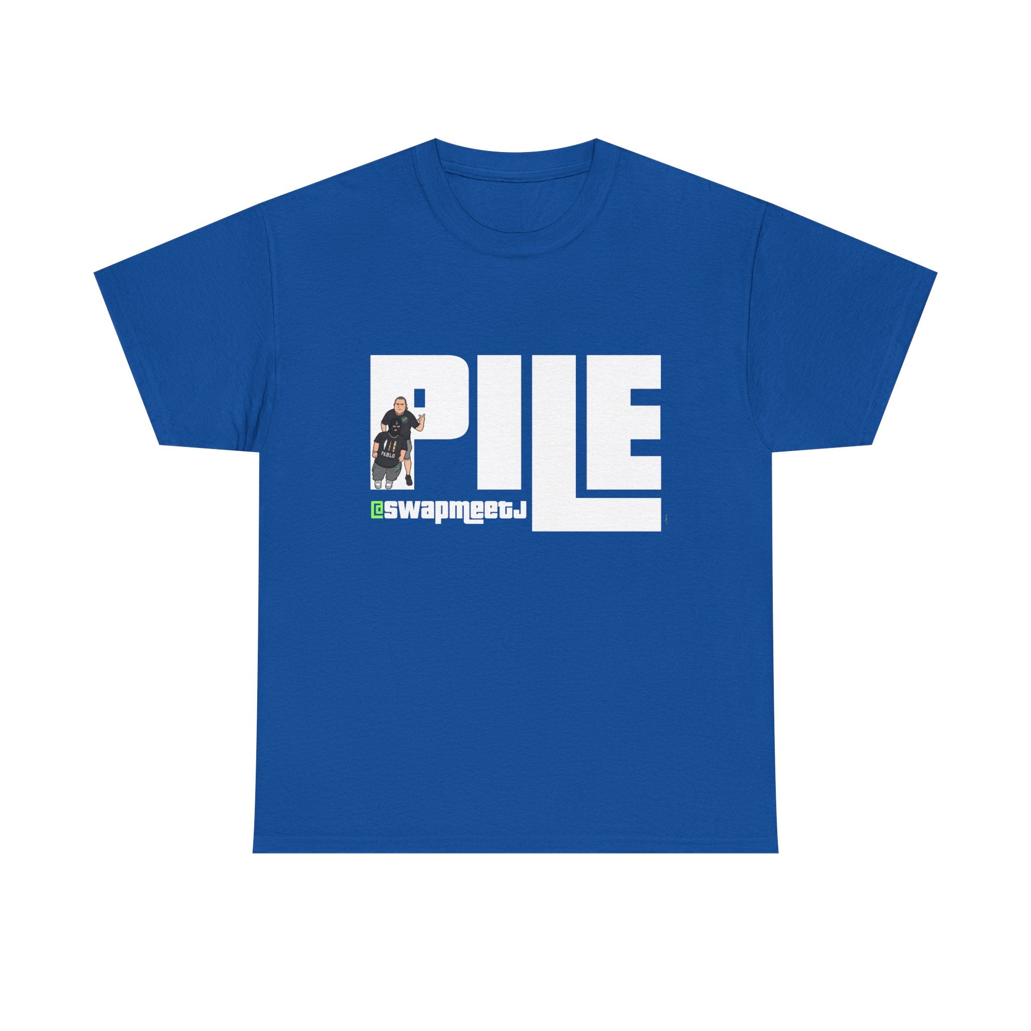 Pile Vintage Logo T‑Shirt — Retro Graphic Tee with PILE Design